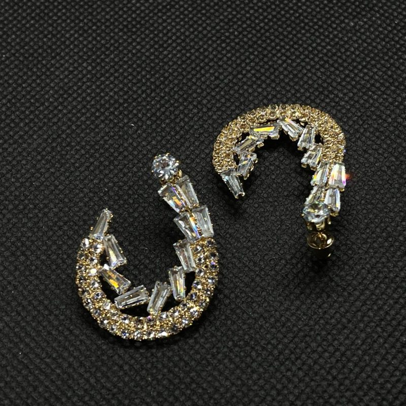 Classy Wave Earrings (Champagne) - Image 2