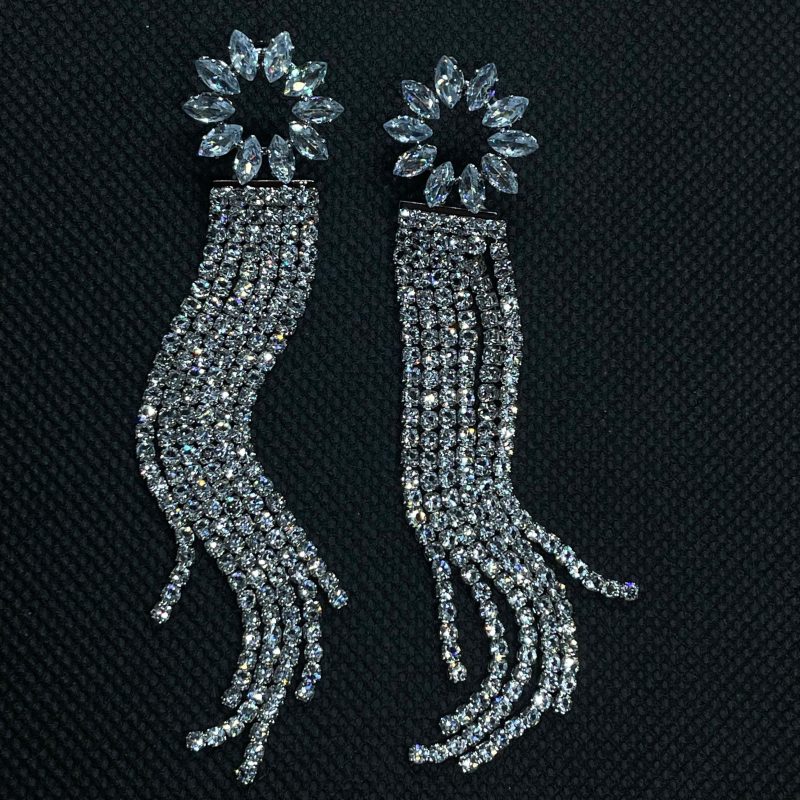 Flower Tassel Earring 