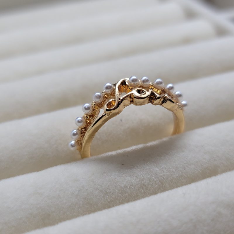 Love Ring With Pearl
