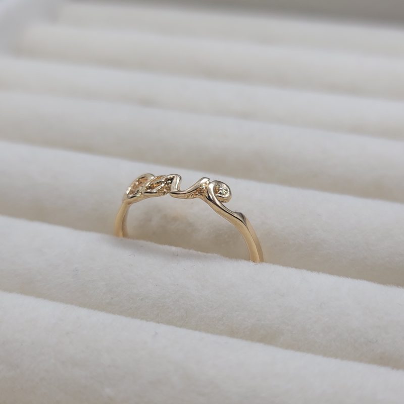 Golden Love Ring - Image 4