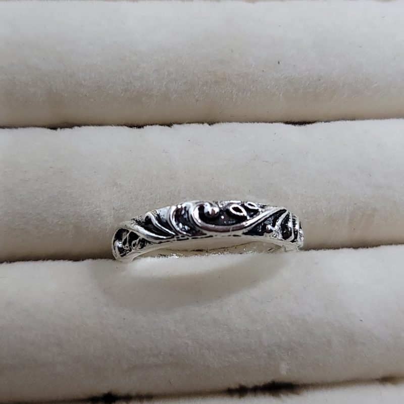 Boho Onyx Silver Ring